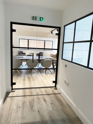 Bascomb and Drew Maintenance (Acton, London): T-Bar Grid Glazing Glass Walls and Doors