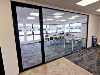 Bauvill (Rochester, Kent): Mixed T-Bar and Frameless Double Glazed Installation