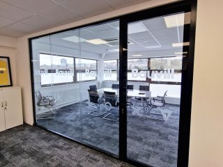 Bauvill (Rochester, Kent): Mixed T-Bar and Frameless Double Glazed Installation