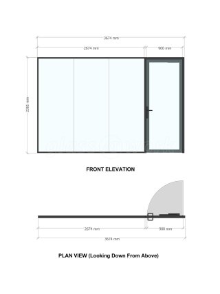Bauvill (Rochester, Kent): Mixed T-Bar and Frameless Double Glazed Installation