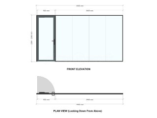 Bauvill (Rochester, Kent): Mixed T-Bar and Frameless Double Glazed Installation