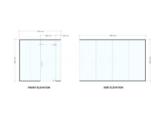 Bay Plastics (North Shields, Tyne and Wear): Glass Corner Office With Frameless Door