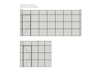Beetham (Liverpool, Merseyside): Frosted Glass T-Bar Grid Glazed Partitioning