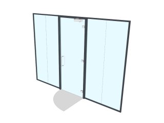 Bick Construction (Oldbury, Birmingham): Laminated Acoustic Glass Office With Anthracite Grey Trackwork
