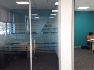 Big Style Fashions (Ellesmere Port, Cheshire): Glazed Frameless Glass Office Cubicles