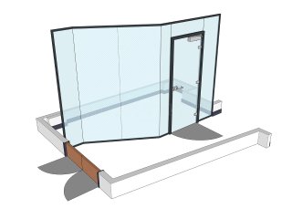 Bla Translation (BroLlangefni, Sir Ynys Mon): Toughened Glass Office Partition - Fully Installed
