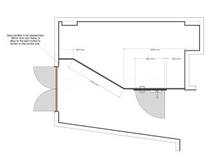 Bla Translation (BroLlangefni, Sir Ynys Mon): Toughened Glass Office Partition - Fully Installed
