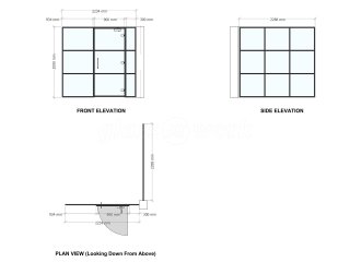 Bladeroom Group (Cheltenham, Gloucestershire): Office T-Bar Black Framed Glass Walls and Doors