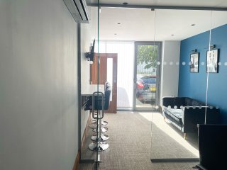 Bowse Consultancy (Ashford, Kent): Toughened Glass Office Partition - Fully Installed