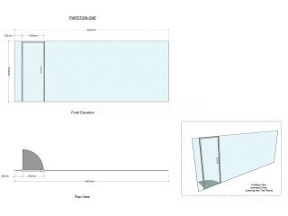 Breedon Consulting Ltd (Ashby de la Zouch, Leicestershire): Glass Office Wall And Door