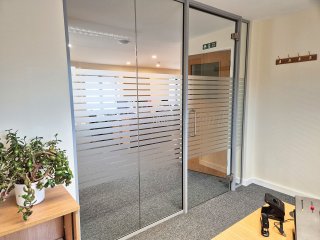 Bronsens Accountants (Witney, Oxfordshire): Glass Office Partition With Acoustic Glazing