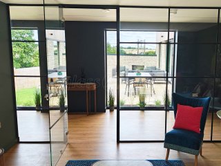 CBuild Limited (Cirencester, Gloucestershire): T-Bar Aluminium Framed Glass Partition
