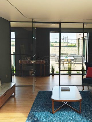 CBuild Limited (Cirencester, Gloucestershire): T-Bar Aluminium Framed Glass Partition