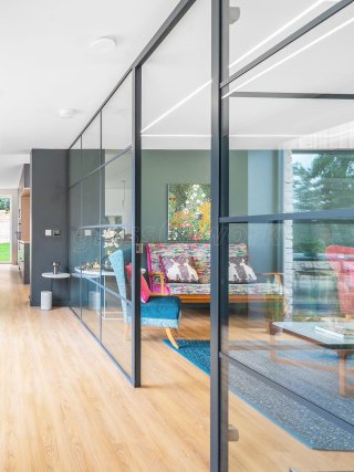 CBuild Limited (Cirencester, Gloucestershire): T-Bar Aluminium Framed Glass Partition