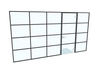 CBuild Limited (Cirencester, Gloucestershire): T-Bar Aluminium Framed Glass Partition