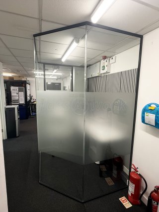 CL B-Connected (Rotherham, South Yorkshire): Office Pod Glass Partition With Soundproof Glazing