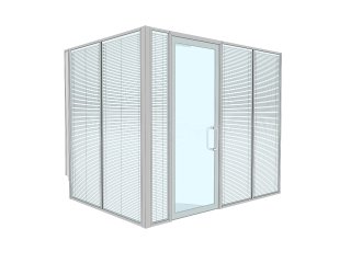COYS Construction (Greenford, London): Acoustic Double Glazed Corner Office With Blinds