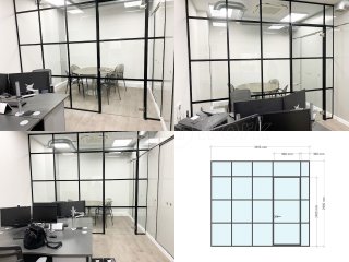 Globalco Limited (Camden, London): Slimline T-Bar Industrial-Style Glazing With Acoustic Glass