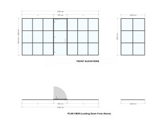 Capa College (Wakefield, West Yorkshire): T-Bar Black Metal Grid Glazing