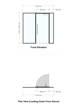 Carbon Futures (Glasgow, Scotland): Side-by-side Glass Office Partitions