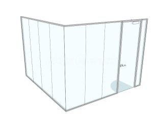 Carlton [North Wales] (Caernarfon, North Wales): Double Glazed Glass Offices