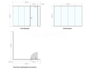 Carlton [North Wales] (Caernarfon, North Wales): Double Glazed Glass Offices