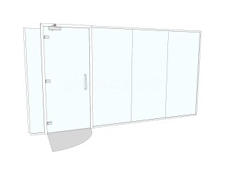 Cashel Travel (Edinburgh, Scotland): Acoustic Glass Office Screen and Door