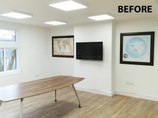 Oil Chart Offshore (Chiswick, London): Glass Partition Wall & Door