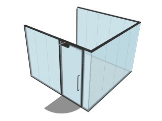Chrome Productions (Kentish Town, London): Three-Sided Double Glazed Glass Office