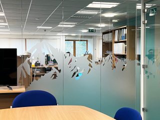Cicerone Press Ltd (Kendal, Cumbria): Glass Meeting Room Using Acoustic Laminated Glazing