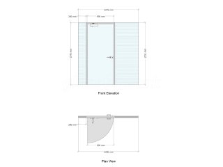 Clarke Building and Roofing Services (Exeter, Devon): Double Glazed Glass Office Partition With Integral Blinds