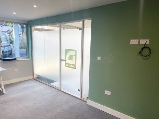 Clydesdale Group (Southampton, Hampshire): Commercial Glass Office Partition Installation