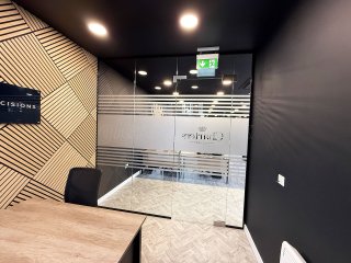 Clydesdale Group (Fleet, Hampshire): Toughened Glass Office Partitions