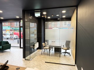 Clydesdale Group (Fleet, Hampshire): Toughened Glass Office Partitions