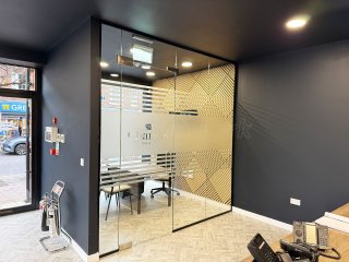 Clydesdale Group (Fleet, Hampshire): Toughened Glass Office Partitions