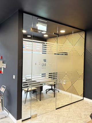 Clydesdale Group (Fleet, Hampshire): Toughened Glass Office Partitions