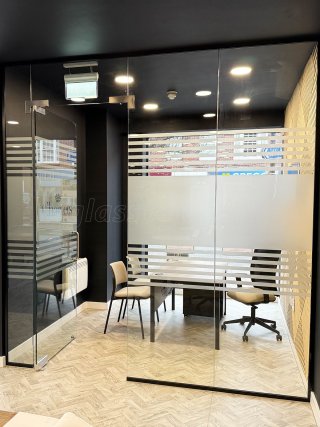 Clydesdale Group (Fleet, Hampshire): Toughened Glass Office Partitions