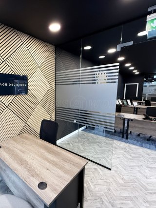 Clydesdale Group (Fleet, Hampshire): Toughened Glass Office Partitions