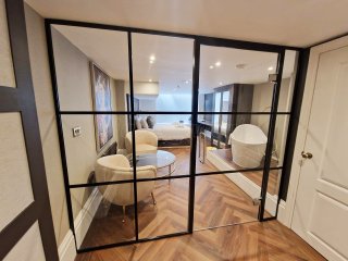 Continental Gold (York, North Yorkshire): T-bar Heritage Style Metal and Glass Doors With Side Panels