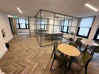 Core Refurb Group (Soho, London): T-Bar Aluminium Framed Glass Walls and Doors