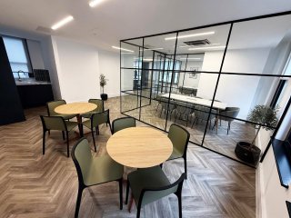 Core Refurb Group (Soho, London): T-Bar Aluminium Framed Glass Walls and Doors