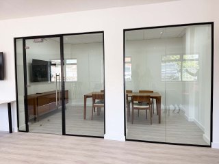 County To County Construction (Gloucester, Gloucestershire): Laminated Acoustic Glass Partitions
