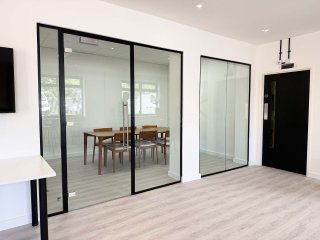 County To County Construction (Gloucester, Gloucestershire): Laminated Acoustic Glass Partitions