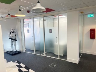 Create Business Hub (Brentwood, Essex): Acoustic Glass Office Booths