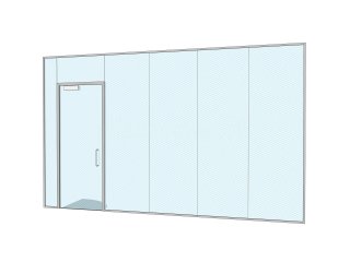 DGA Construct (Cowbridge, Vale of Glamorgan): Laminated Glass Office Partitions