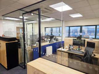 Deanestor (Mansfield, Nottinghamshire): Toughened Glass Office Walls and Doors
