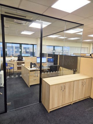 Deanestor (Mansfield, Nottinghamshire): Toughened Glass Office Walls and Doors