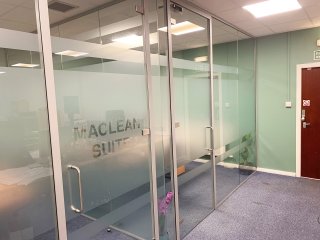 Dougall Baillie Associates (East Kilbride, Scotland): Glass Office Partitions With Acoustic Glazing