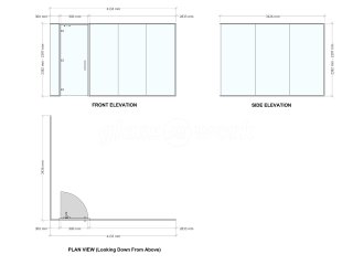 EMH Technology (Hitchin, Hertfordshire): Frameless Glass Corner Quiet Room
