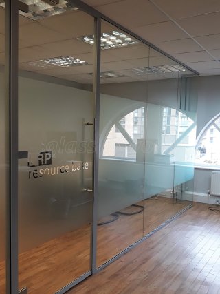 ERP Resource Base (Greenwich, London): Three Sided Glass Room With Framed Glass Door